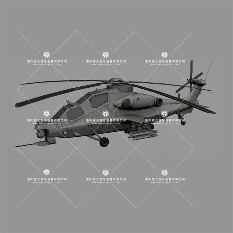 宝山武装直升机3D模型